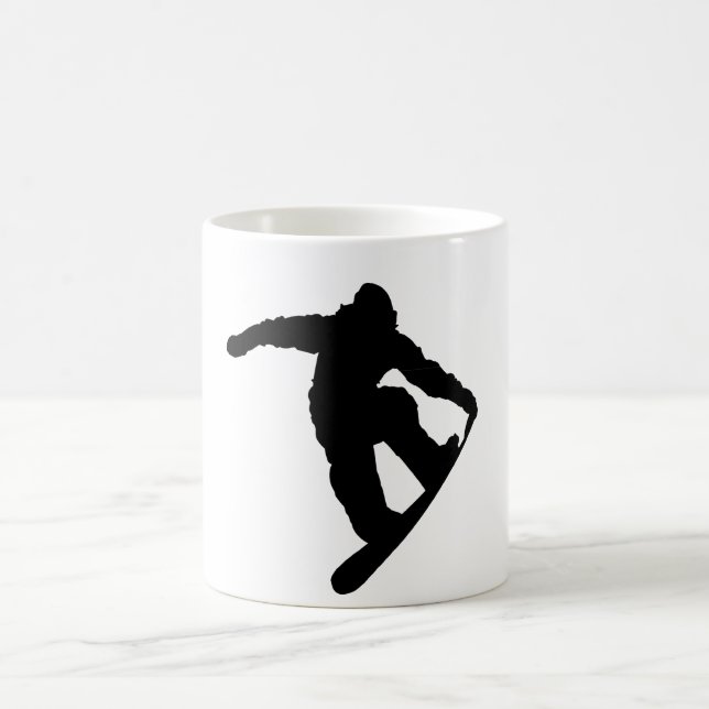 Caneca De Café Snowboarder (Centro)