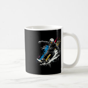 Caneca De Café Snowboarder Grafite Alpino