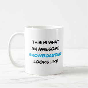 Caneca De Café snowboarder, incrível