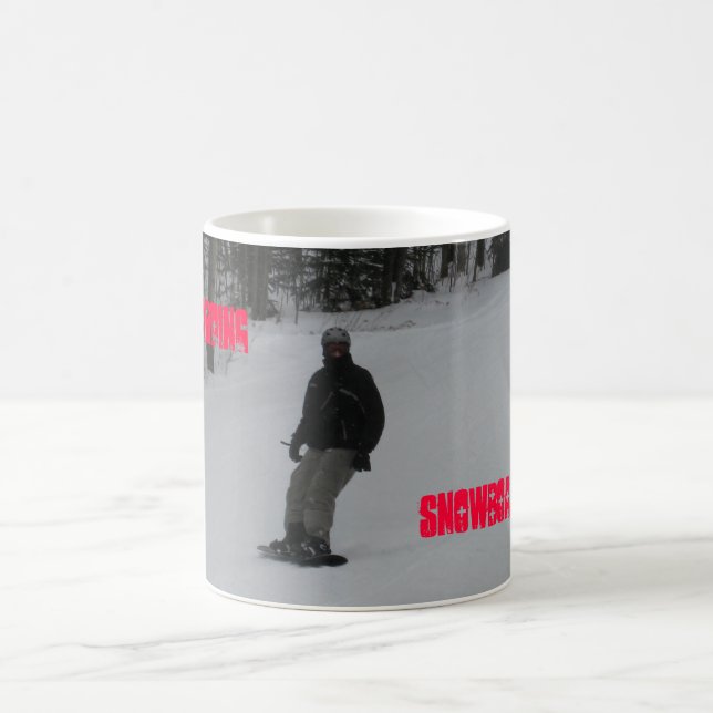 Caneca De Café Snowboarding (Centro)