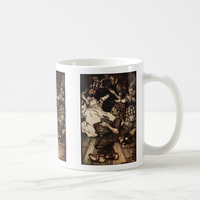Caneca De Café Snowdrop e os anões (Direita)