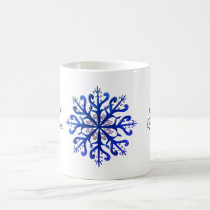 Caneca De Café Snowflake Magic Retro Mug