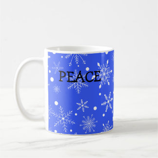 Caneca De Café Snowflake Peace Mug