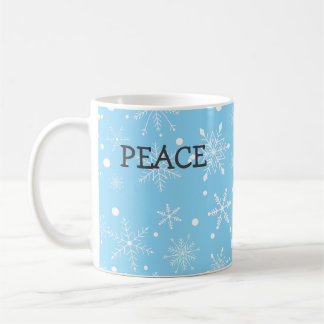 Caneca De Café Snowflake Peace Mug