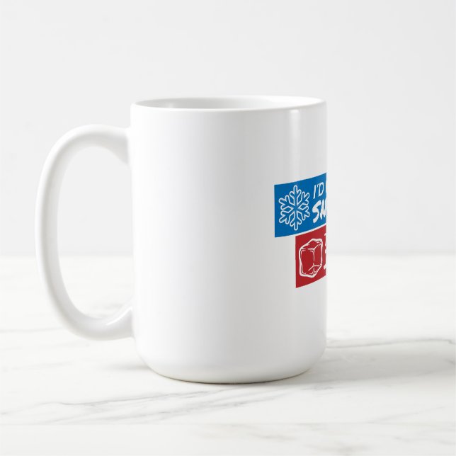 Caneca De Café Snowflake vs Icehole (Esquerda)