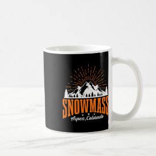 Caneca De Café Snowm Aspen Colorado Ski Mountain Snowboard