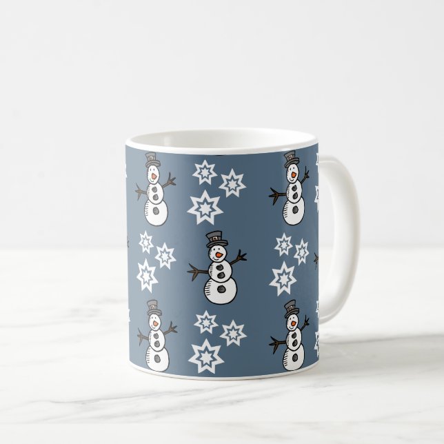 Caneca De Café Snowman (Frente Esquerda)