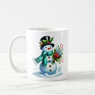 Caneca De Café Snowman Caffee Mug