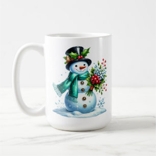 Caneca De Café Snowman Caffee Mug