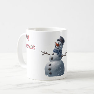 Caneca De Café Snowman Christmas Mug