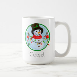 Caneca De Café Snowman Christmas Mug: Sip in Holiday