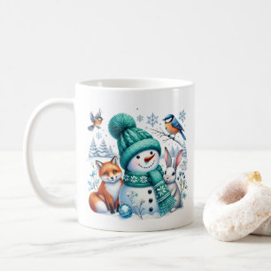 Caneca De Café Snowman e Amigos Café Mug