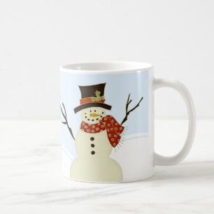 Caneca De Café Snowman e Tree Christmas Mug
