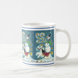 CANECA DE CAFÉ SNOWMAN HORSÊMICO SEM CABEÇA, XMAS HALLOWEEN HUMOR