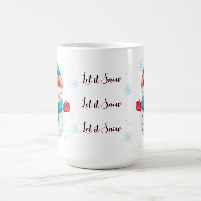 Caneca De Café Snowman Let it Snow Mug (Centro)