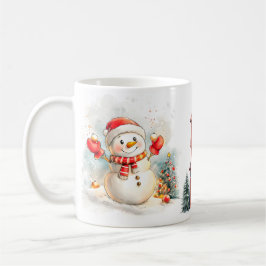 Caneca De Café Snowman  Mug