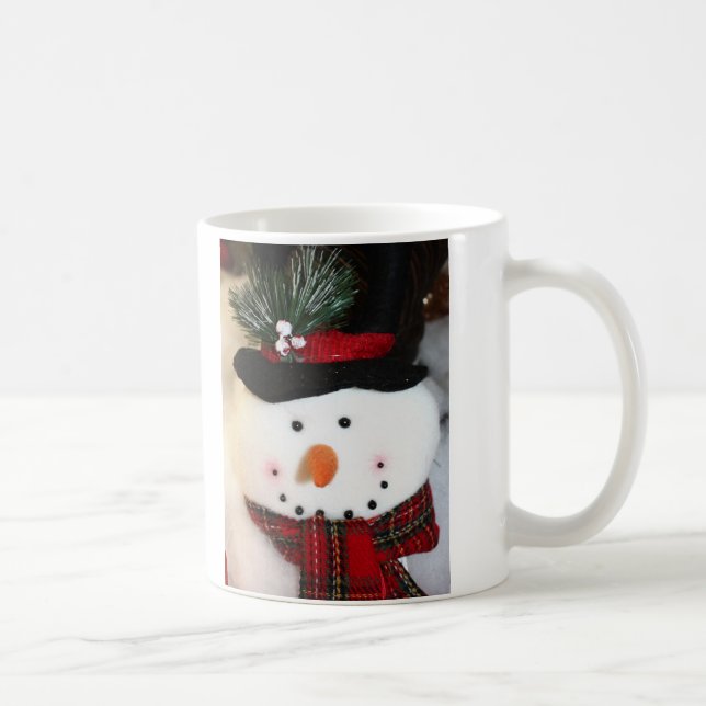 Caneca De Café Snowman Smile (Direita)