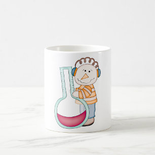 Caneca De Café Snowman Verificando A Temperatura