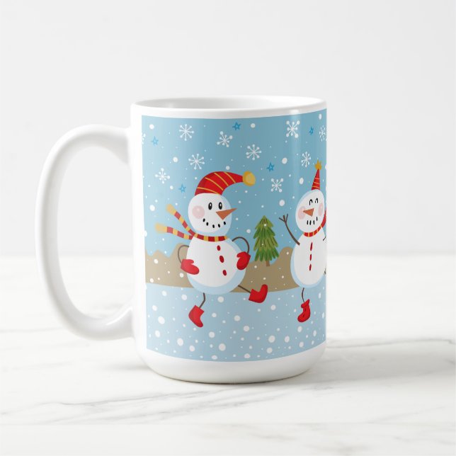 Caneca De Café Snowmen Mug (Esquerda)