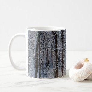 Caneca De Café Snowy Poplar Forest I