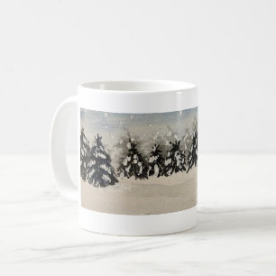 Caneca De Café Snowy Trees Mug