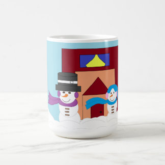 Caneca De Café Snowy Winter
