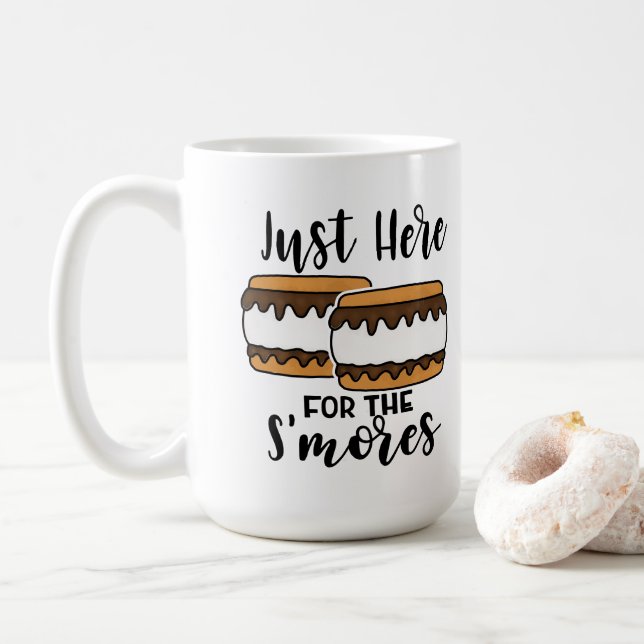 Caneca De Café Só aqui para a S'mores Mug (Com Donut)