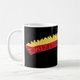 Caneca De Café Só Dia de Batata Frita 🍟