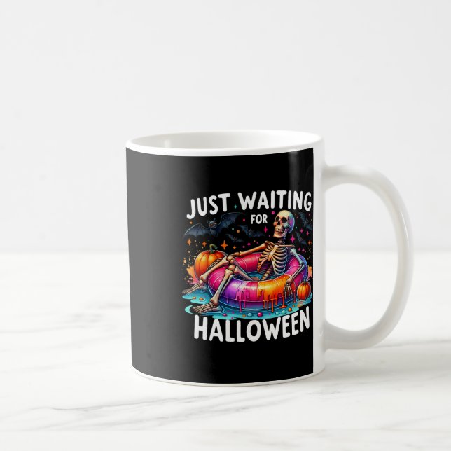 Caneca De Café Só Esperando O Halloween 1 (Direita)