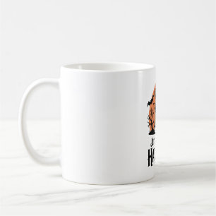 Caneca De Café Só Esperando pelo Cão do Halloween