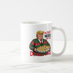Caneca De Café Só estou aqui para os ovos devorados.