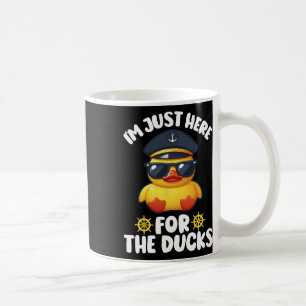 Caneca De Café Só estou aqui para os Patos Engraçados.