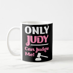 Caneca De Café Só Judy pode me julgar engraçado dizendo camisa fe