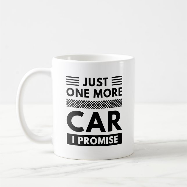 Caneca De Café Só Mais Um Carro Que Prometo (Esquerda)