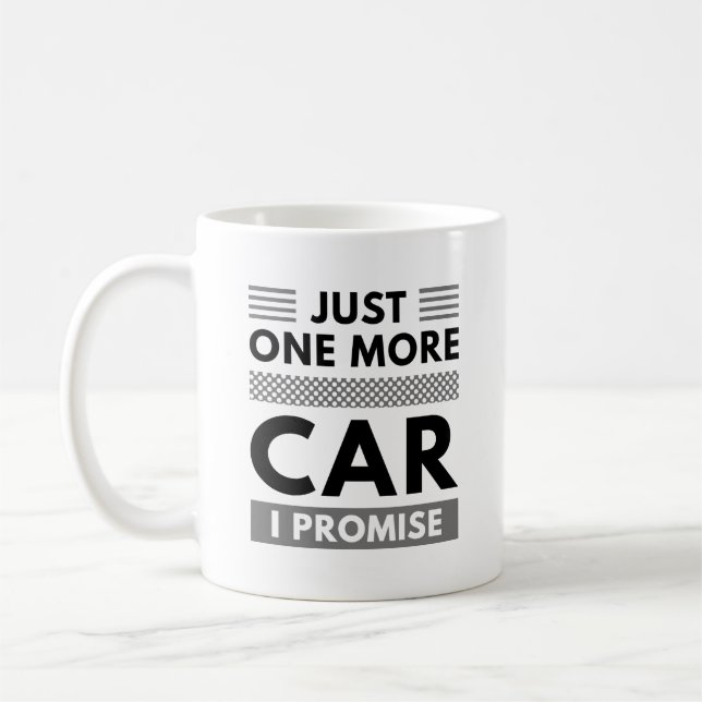 Caneca De Café Só Mais Um Carro Que Prometo (Esquerda)