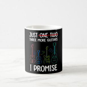 Caneca De Café Só Mais Uma Guitarra Que Prometo Presente Para Gui