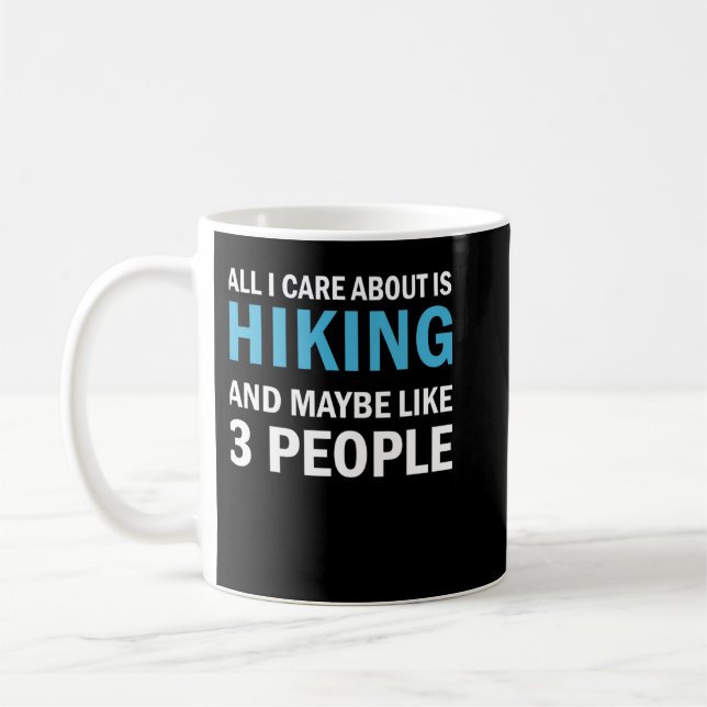 Caneca De Café Só me importo em caminhar (Esquerda)