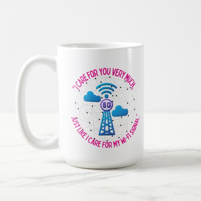 CANECA DE CAFÉ SÓ ME IMPORTO PELO SINAL DA MINHA ESPOSA (Esquerda)