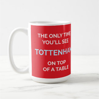 Caneca De Café Só o tempo dirá que você verá o Tottenham no topo 