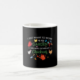 Caneca De Café Só Quero Trabalhar No Meu Jardim E Enforcar Galin