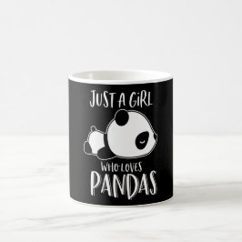 Caneca De Café Só Uma Garota Que Adora Pandas Cute Dormindo Panda