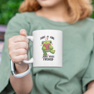 Caneca De Café Só Uma Garota Que Adora Sapos, Uma Garota Sapo Bon
