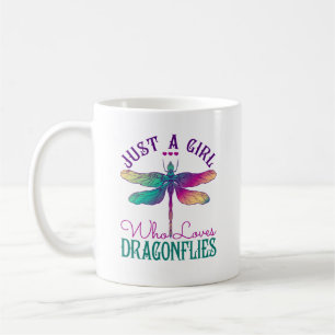 Caneca De Café Só uma garota que ama as moscas