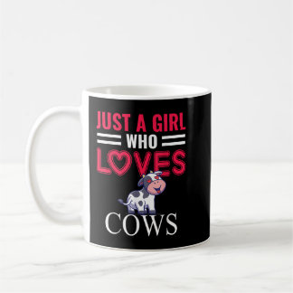 Caneca De Café Só Uma Garota Que Ama Vacas Cute Strawberry Cow