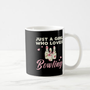 Caneca De Café Só Uma Menina Que Adora Boliche Boliche Meninas K