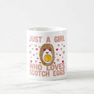 Caneca De Café Só Uma Menina Que Adora Ovos De Scotch