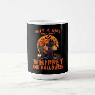 Caneca De Café Só Uma Menina Que Ama Cachorro De Bico E Hallowee