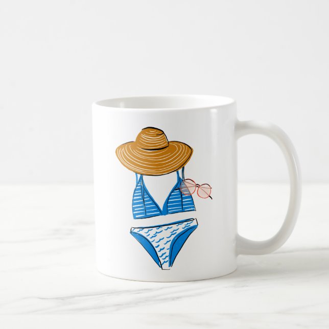 Caneca De Café Soak up the Sun - Blue Swimcase 2 (Direita)
