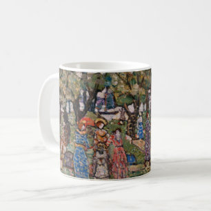 Caneca De Café Sob as Árvores de Maurice Prendergast, Belas Arte
