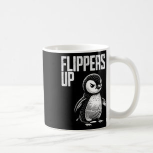 Caneca De Café Sobe A Resistência Aos Pinguins Sutil Anti-Protest